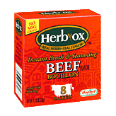 Herb-Ox Bouillon Packets Beef Instant Broth & Seasoning 8 Ct Left Picture